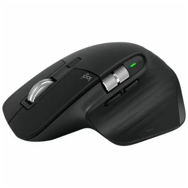 Main image of Logitech MX Master 3S Black 7 Buttons 2 x Wheels Bluetooth Bluetooth Wireless Darkfield high precision Gaming Mouse