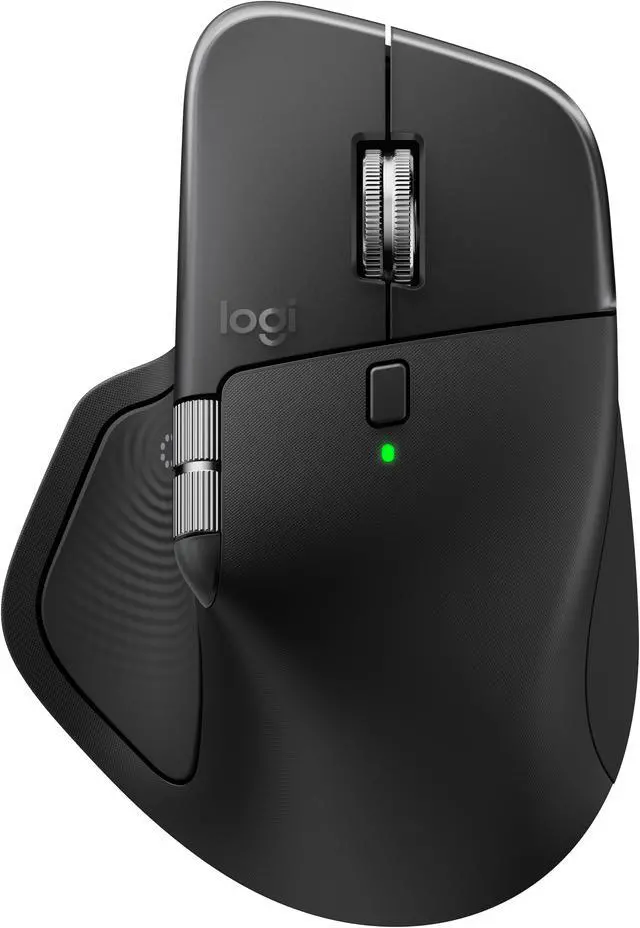 Alt view image 2 of 7 - Logitech MX Master 4 - Wireless Bluetooth Mouse with Ultra-fast Scrolling, Ergo, haptic feedback, Customize vibration intensity - Black