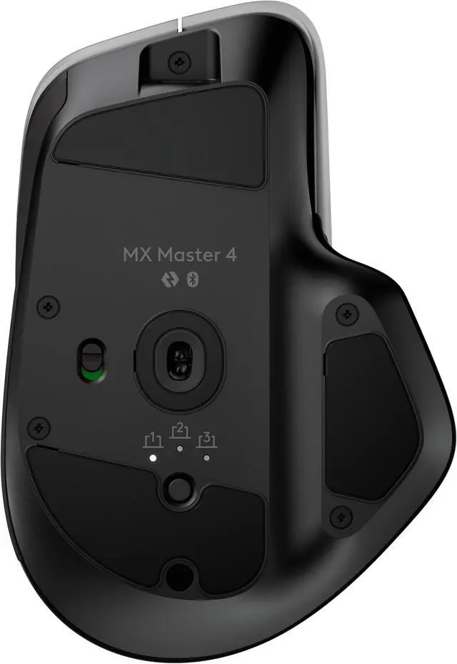 Alt view image 5 of 7 - Logitech MX Master 4 - Wireless Bluetooth Mouse with Ultra-fast Scrolling, Ergo, haptic feedback, Customize vibration intensity - Black