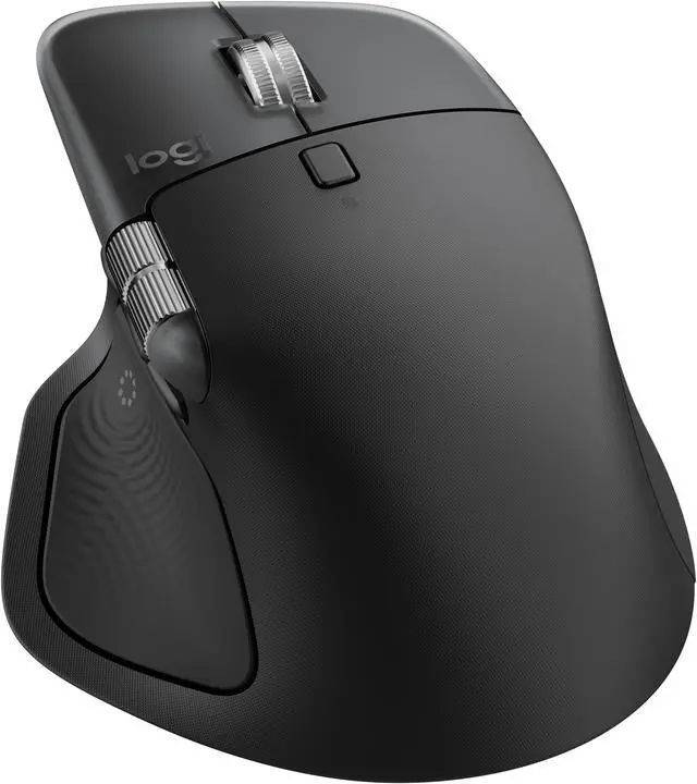 Alt view image 6 of 7 - Logitech MX Master 4 - Wireless Bluetooth Mouse with Ultra-fast Scrolling, Ergo, haptic feedback, Customize vibration intensity - Black