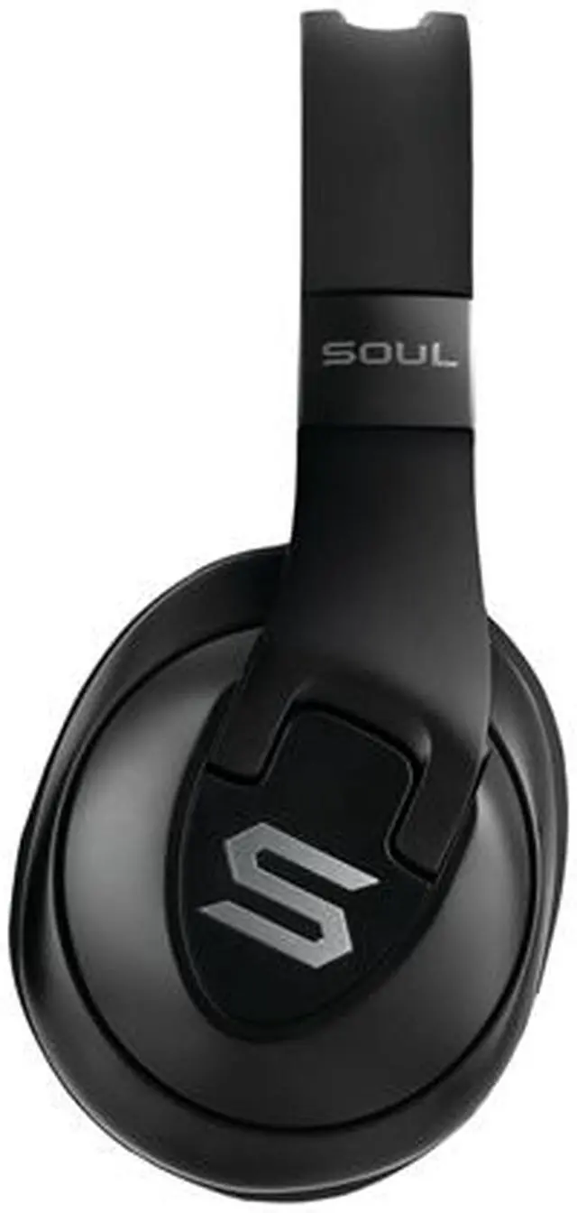 Alt view image 2 of 5 - Soul Electronics X-TRA Black 81970480 X-TRA Bluetooth Over-Ear Sport Headphones