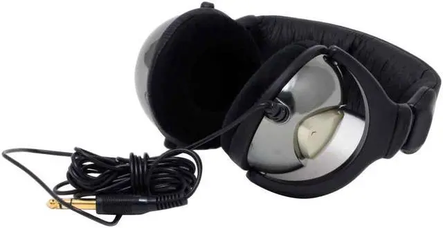 Alt view image 2 of 4 - Acoustic Research ARH450 3.5mm/ 6.3mm Connector Circumaural Closed-Back Monitor Professional Studio Headphones