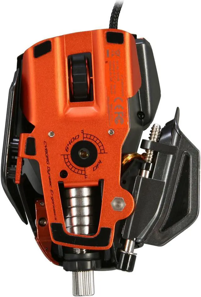 Alt view image 4 of 6 - Cyborg R.A.T.7 Infection CCB437080020/04/1 1 x Wheel USB Wired Laser Mouse