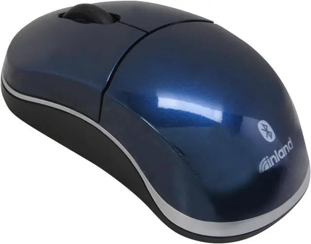 Main image of inland 7348 Blue 3 Buttons 1 x Wheel Bluetooth Bluetooth Wireless Optical Mouse