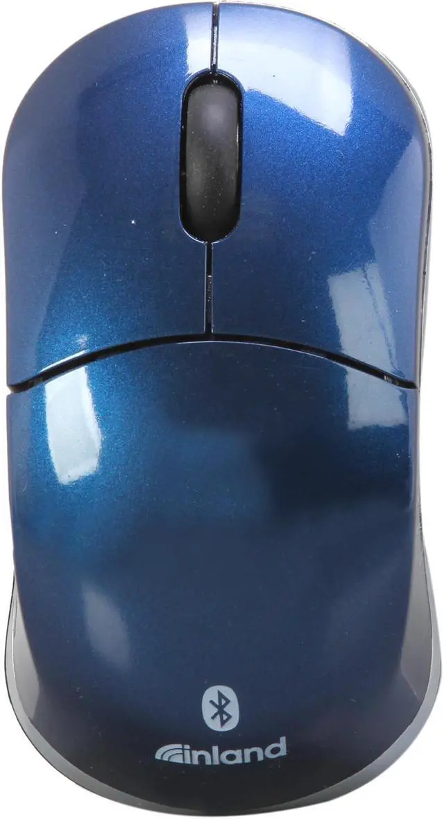 Alt view image 2 of 5 - inland 7348 Blue 3 Buttons 1 x Wheel Bluetooth Bluetooth Wireless Optical Mouse