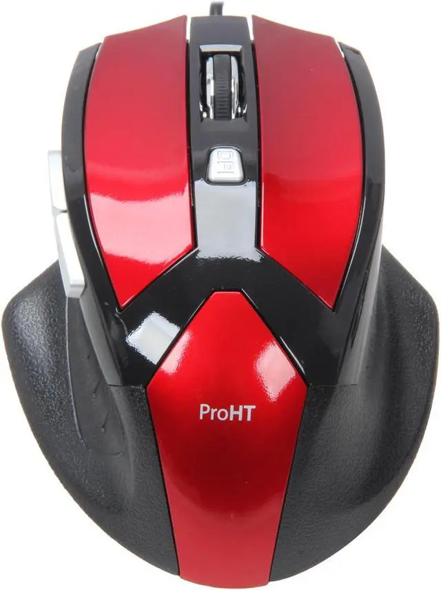 Alt view image 2 of 6 - inland 07241 Red 6 Buttons 1 x Wheel USB 2.0 Wired Optical Gaming Mouse