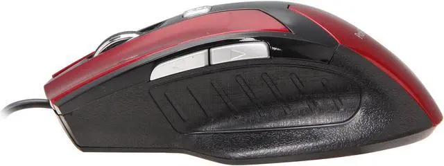 Alt view image 4 of 6 - inland 07241 Red 6 Buttons 1 x Wheel USB 2.0 Wired Optical Gaming Mouse