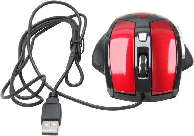 Alt view image 5 of 6 - inland 07241 Red 6 Buttons 1 x Wheel USB 2.0 Wired Optical Gaming Mouse