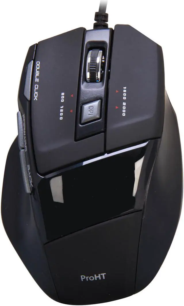 Alt view image 2 of 5 - inland 07242 Black 6 Buttons 1 x Wheel USB Optical Gaming Mouse