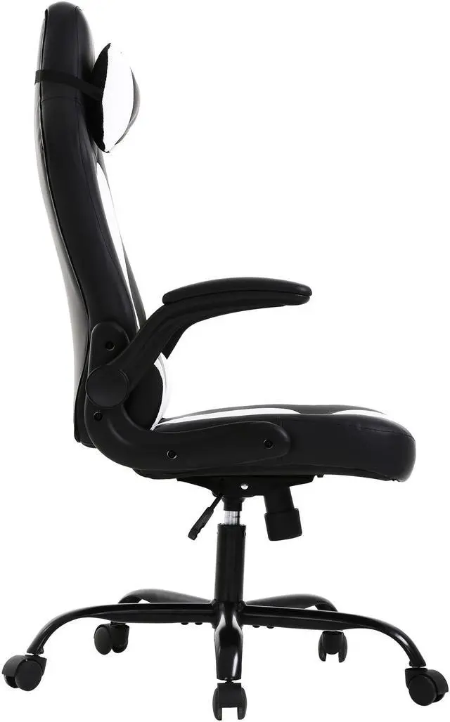 Alt view image 3 of 9 - ProHT 95000 Ergonomic Gaming Chair with Adjustable Headrest Pillow, Padded Armrest and Lumber Support