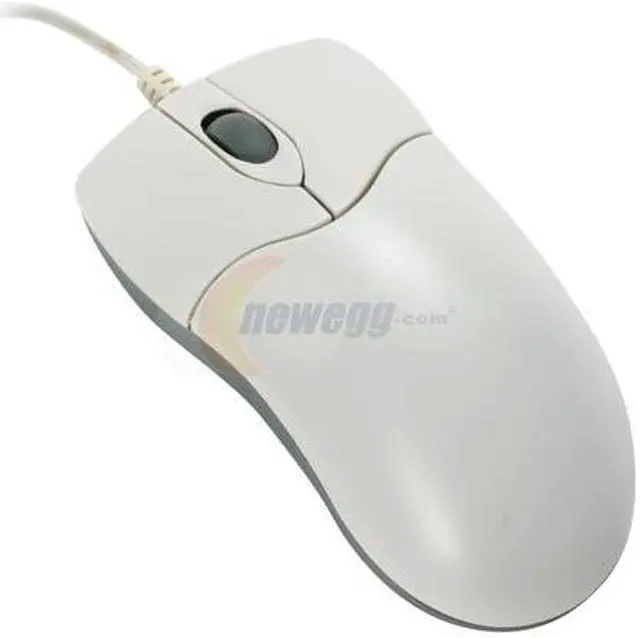 Main image of inland 07236 Silver 3 Buttons 1 x Wheel PS/2 Wired Optical Mouse