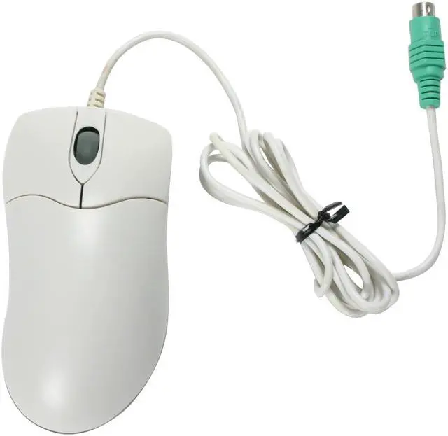 Alt view image 7 of 7 - inland 07236 Silver 3 Buttons 1 x Wheel PS/2 Wired Optical Mouse