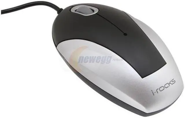 Main image of i-rocks IR-7900 Silver & Black 3 Buttons 1 x Wheel PS/2 Optical Mouse