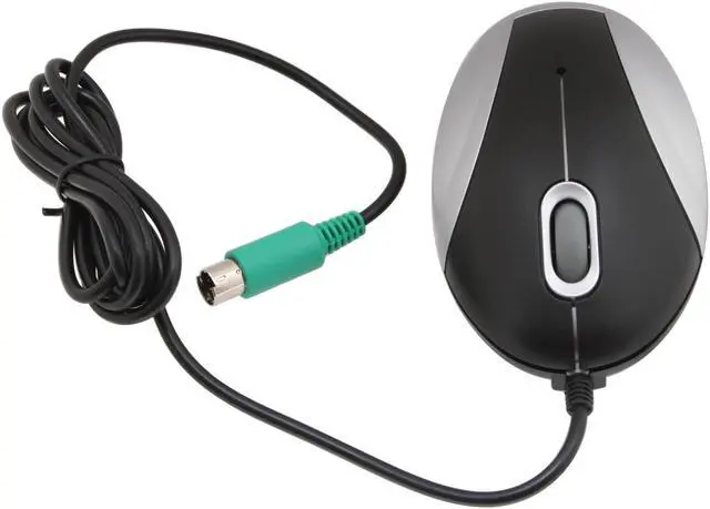 Alt view image 3 of 4 - i-rocks IR-7900 Silver & Black 3 Buttons 1 x Wheel PS/2 Optical Mouse