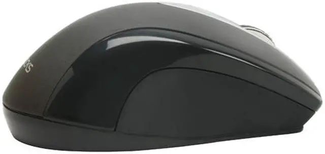 Alt view image 3 of 7 - i-rocks RF-7550A-BK Black 5 Buttons 1 x Wheel RF 2.4 GHz Optical Mouse w/ Travel Pouch