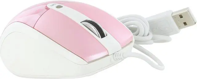 Alt view image 3 of 10 - i-rocks IR-7610L-PK Pink 1 x Wheel USB Wired Laser Diamond Mouse