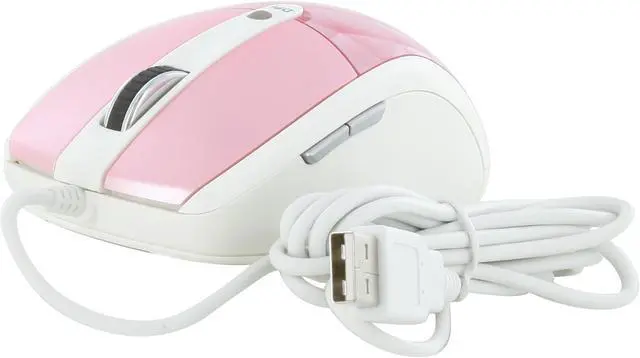 Alt view image 5 of 10 - i-rocks IR-7610L-PK Pink 1 x Wheel USB Wired Laser Diamond Mouse