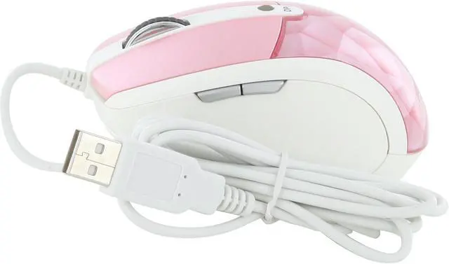 Alt view image 6 of 10 - i-rocks IR-7610L-PK Pink 1 x Wheel USB Wired Laser Diamond Mouse
