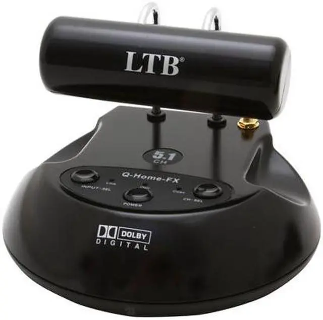 Alt view image 7 of 12 - LTB Q-Home-FX Circumaural 2.4GHz Dolby Digital & Digital Stereo Wireless Headphone