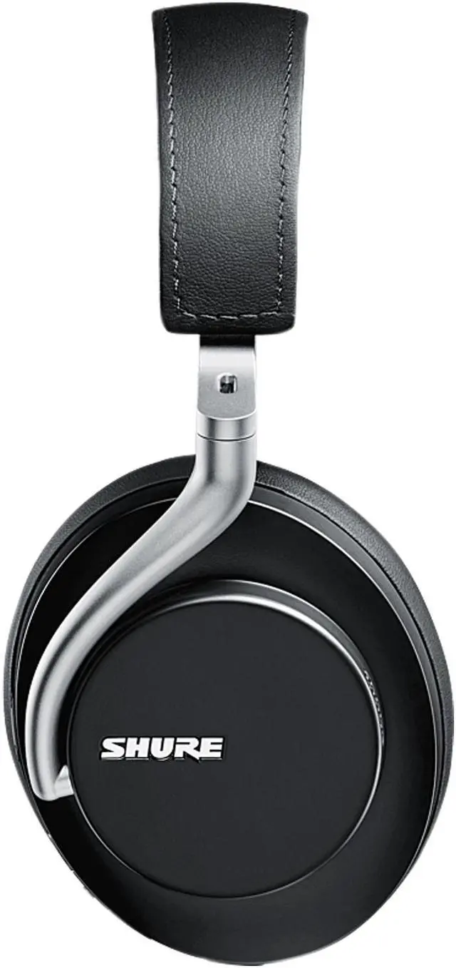 Alt view image 3 of 5 - Shure AONIC 50 (SBH2350-BK) Premium Wireless Noise Cancelling Headphones (Black)