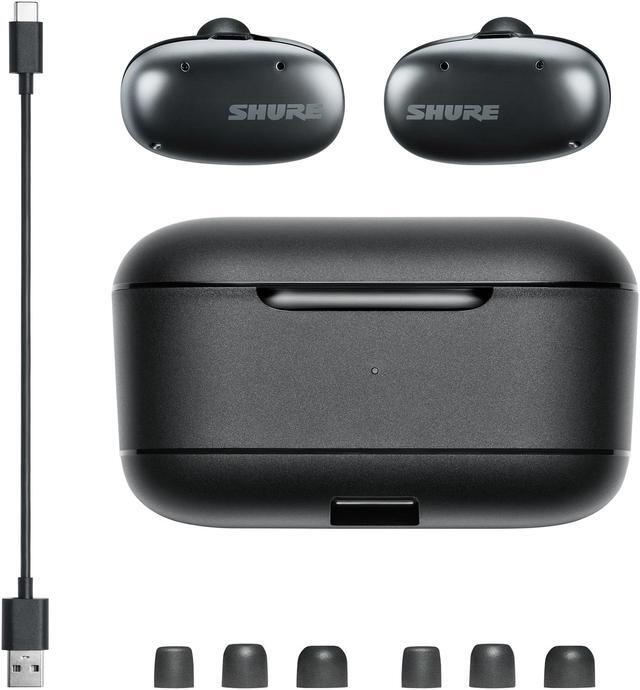 Alt view image 6 of 6 - Shure AONIC FREE True Wireless Sound Isolating Earphones - Graphite