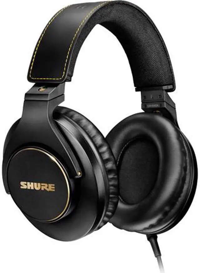Main image of Shure SRH840A Professional Studio Headphones - Black / Gold