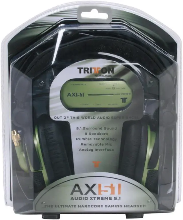 Alt view image 3 of 3 - TRITTON TRI-AI712 4 x 3.5mm Connector Circumaural AX 51 - Gaming Headset