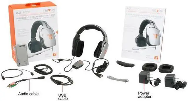 Alt view image 9 of 9 - TRITTON AX Pro Dolby Digital 5.1 True Surround Sound Headset With 8 Precision Speakers – XBOX/PS3/PC