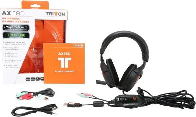 Alt view image 5 of 5 - TRITTON AX180 Universal Gaming Headset, by Mad Catz
