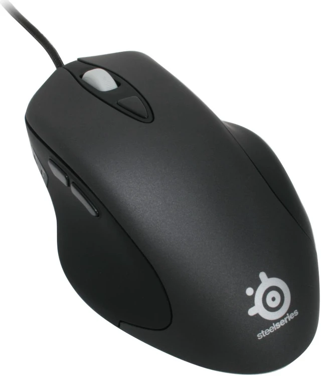 Main image of SteelSeries Ikari Black 5 Buttons 1 x Wheel USB Wired Laser Mouse