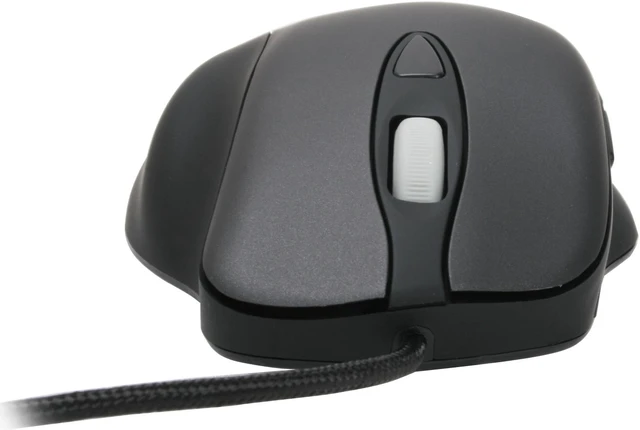 Alt view image 2 of 8 - SteelSeries Ikari Black 5 Buttons 1 x Wheel USB Wired Laser Mouse