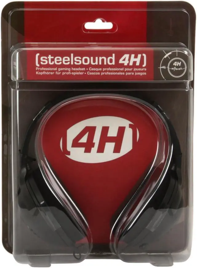Alt view image 9 of 9 - SteelSeries 4H Circumaural Gaming Stereo Headset