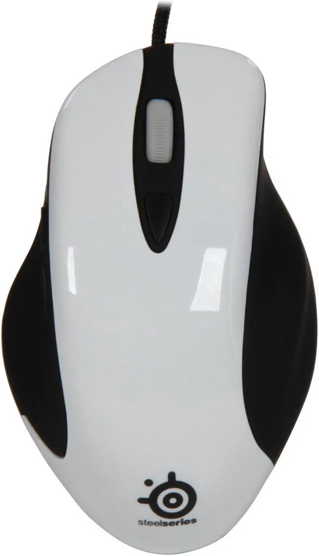 Alt view image 2 of 5 - SteelSeries 62013SS White 5 Buttons 1 x Wheel USB Wired Laser Ikari Gaming Mouse
