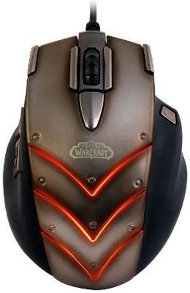 Main image of SteelSeries 62100 Brown 14 Buttons Wired Laser World of Warcraft: Cataclysm MMO Gaming Mouse