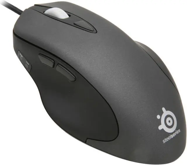 Main image of SteelSeries Ikari Black 5 Buttons 1 x Wheel USB Wired Laser Mouse