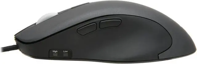 Alt view image 3 of 6 - SteelSeries Ikari Black 5 Buttons 1 x Wheel USB Wired Laser Mouse