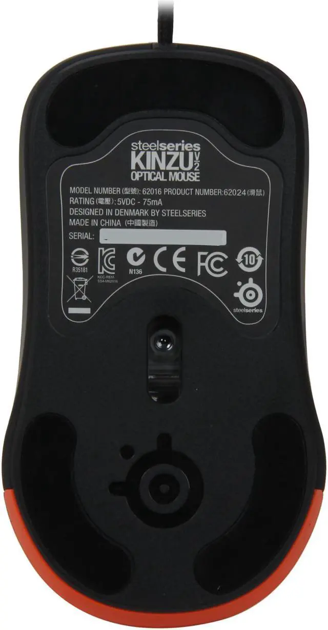 Alt view image 4 of 7 - SteelSeries Kinzu v2 Mouse