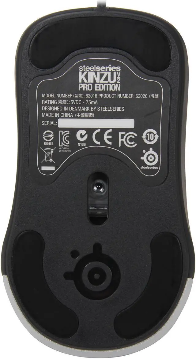 Alt view image 3 of 6 - SteelSeries Kinzu v2 Mouse