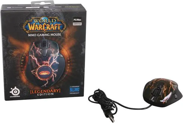 Alt view image 6 of 6 - SteelSeries World of Warcraft MMO Legendary Edition Mouse