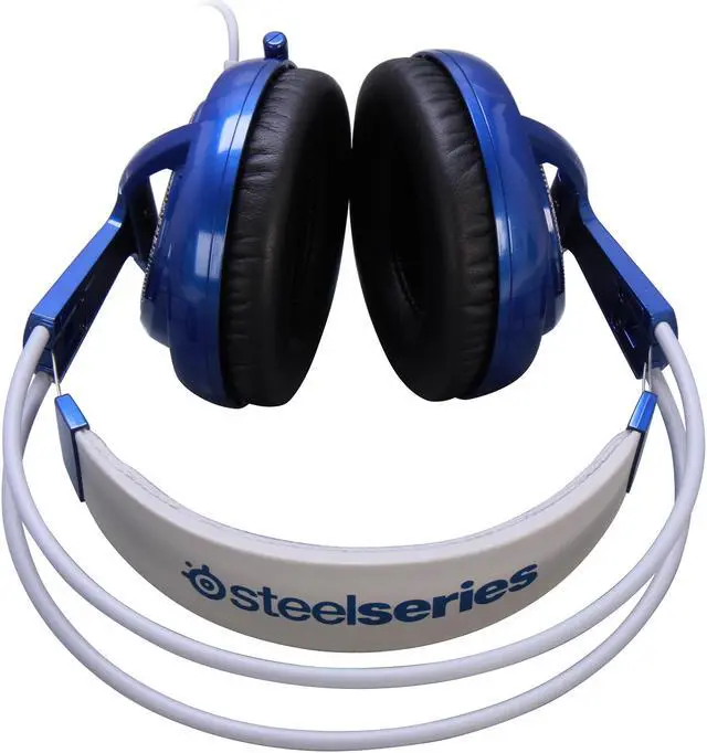 Alt view image 5 of 6 - SteelSeries Siberia V2 3.5mm Connector Circumaural Full-Size Gaming Headset - Blue
