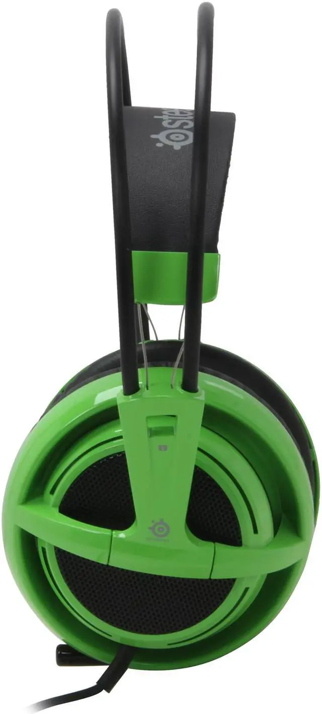 Alt view image 3 of 7 - SteelSeries Siberia V2 3.5mm Connector Circumaural Full-Size Gaming Headset - Green