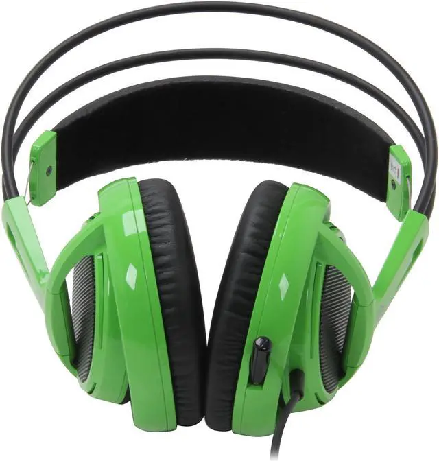 Alt view image 4 of 7 - SteelSeries Siberia V2 3.5mm Connector Circumaural Full-Size Gaming Headset - Green