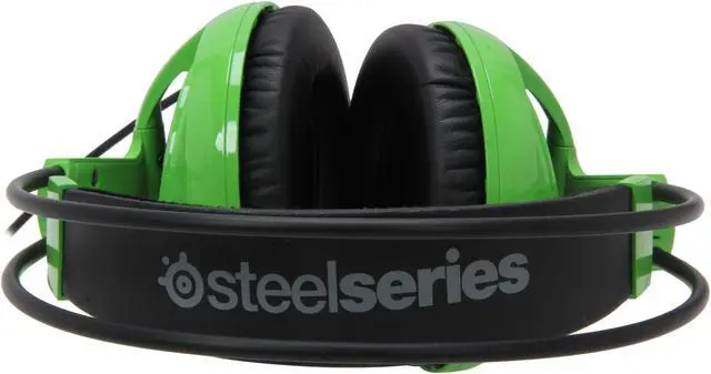 Alt view image 5 of 7 - SteelSeries Siberia V2 3.5mm Connector Circumaural Full-Size Gaming Headset - Green