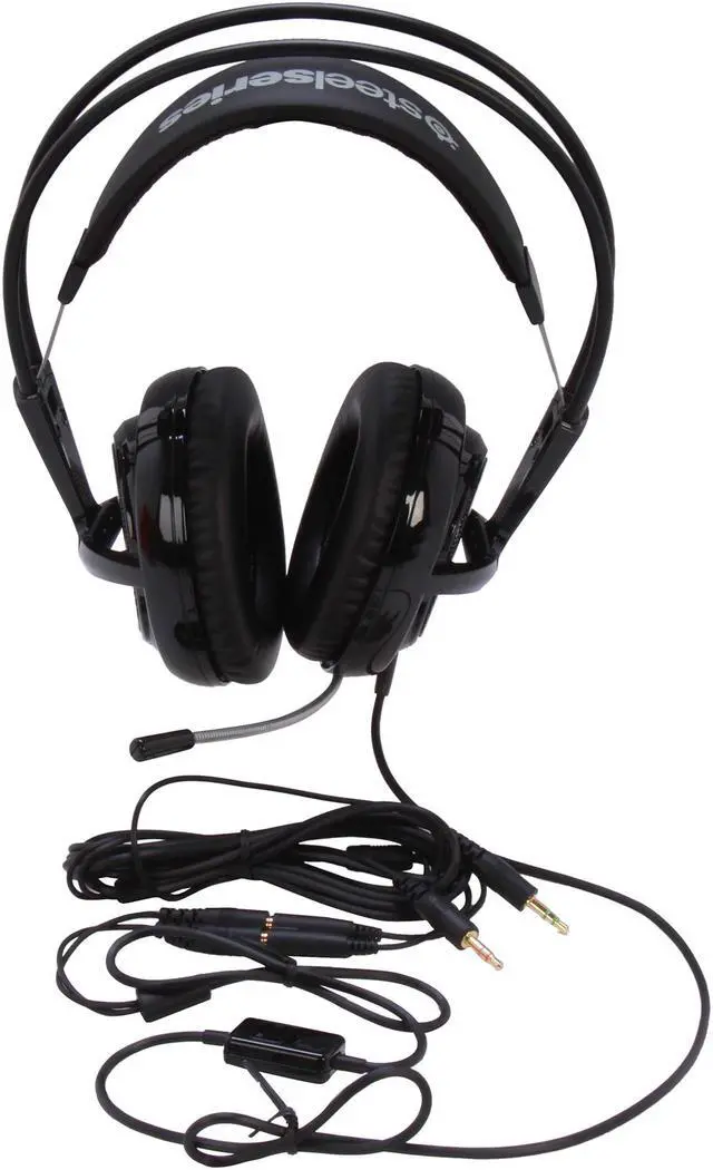 Alt view image 2 of 6 - SteelSeries Siberia V2 3.5mm Connector Circumaural Full-Size Gaming Headset - Black