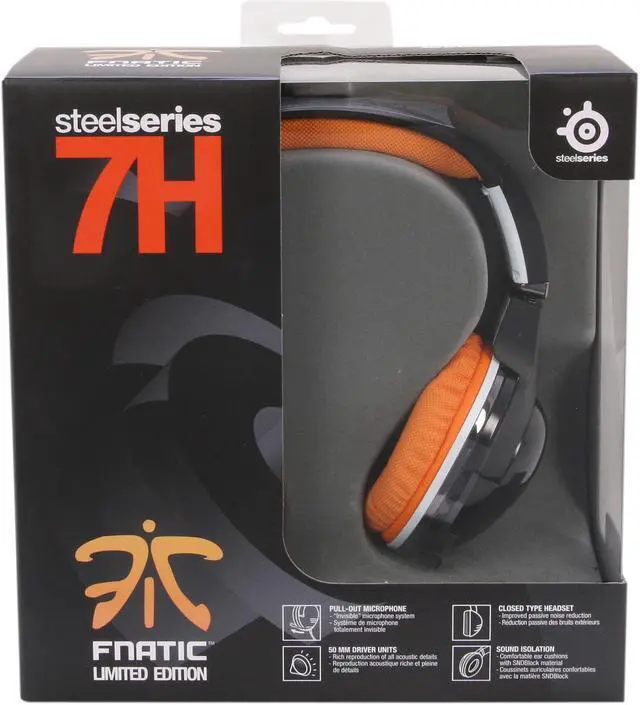 Alt view image 8 of 7 - SteelSeries 7H 3.5mm Connector Circumaural Gaming Headset - Fnatic