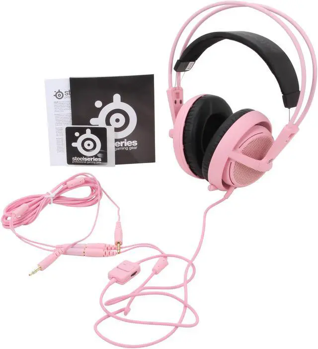 Alt view image 6 of 7 - SteelSeries Siberia v2 3.5mm Connector Circumaural Gaming Headset (Pink Special)