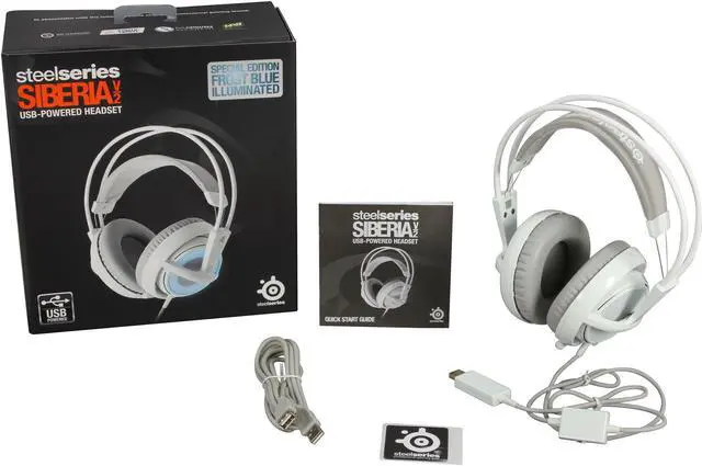 Alt view image 6 of 6 - SteelSeries Siberia v2 USB Connector Circumaural Gaming Headset (Frost Blue)