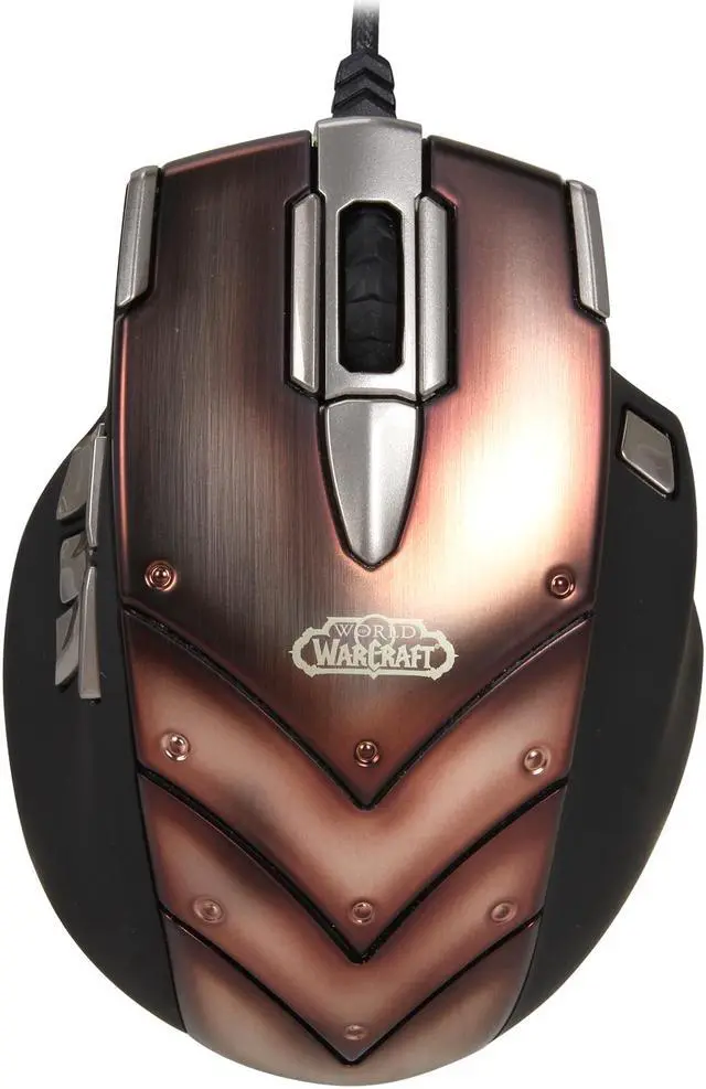 Alt view image 2 of 5 - SteelSeries World of Warcraft: Cataclysm 62100 14 Buttons 1 x Wheel Wired MMO Gaming Mouse