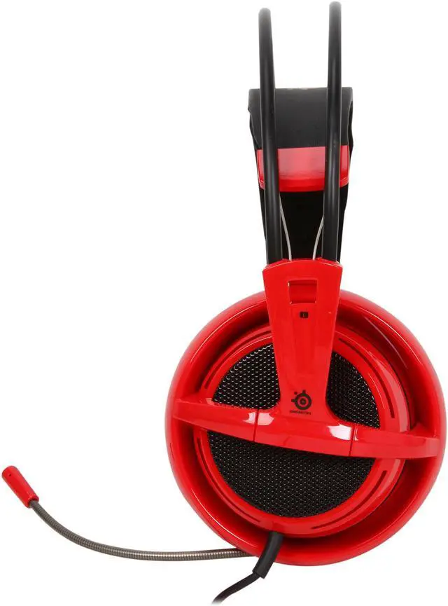 Alt view image 2 of 7 - SteelSeries Siberia V2 3.5mm Connector Circumaural Full-size Headset - Red