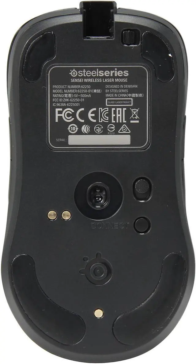 Alt view image 4 of 6 - SteelSeries 62250 SENSEI Wireless Professional Laser Gaming Mouse